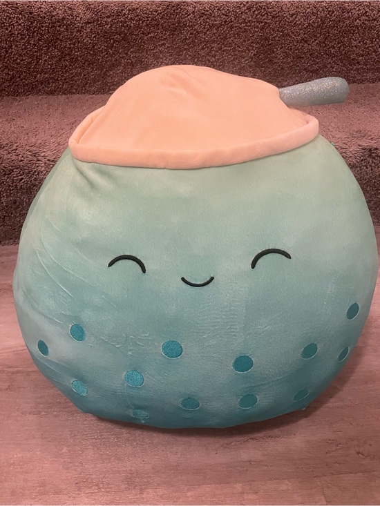Squishmallows Other - Giant Squishmallows Teal Plush Toy Boba Tea